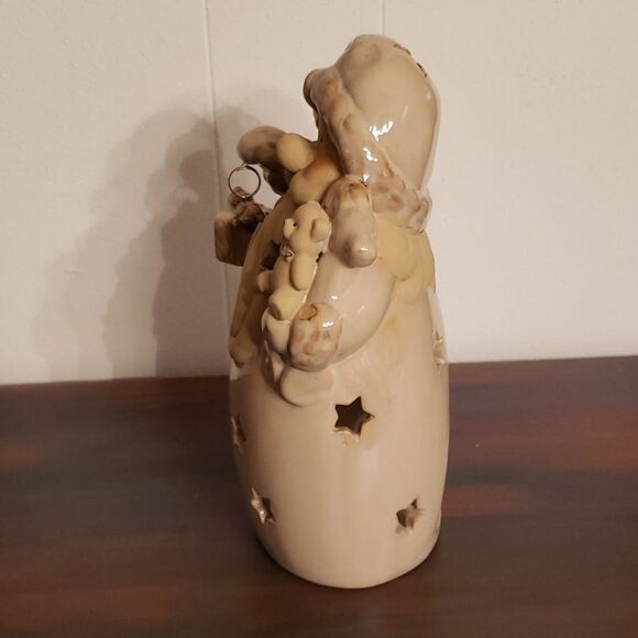 Vintage Porcelain Santa Christmas Tealight Holder - Picture 7 of 11